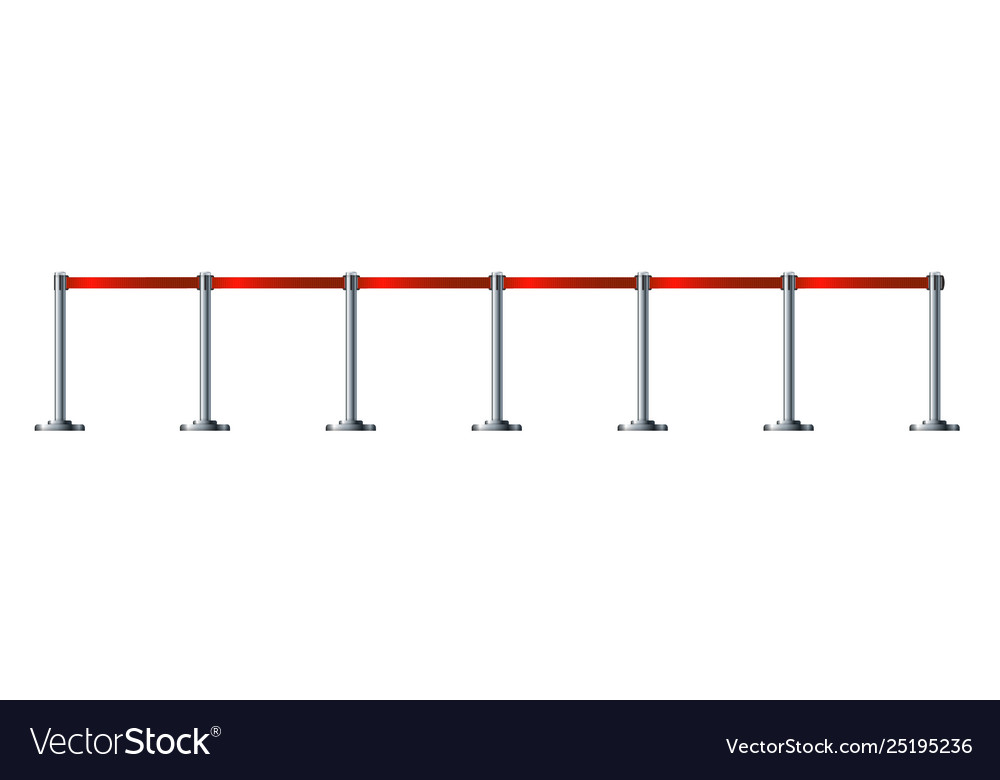 Barrier fence airport ticket offices