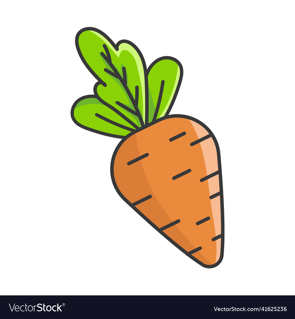 Carrot flat icon