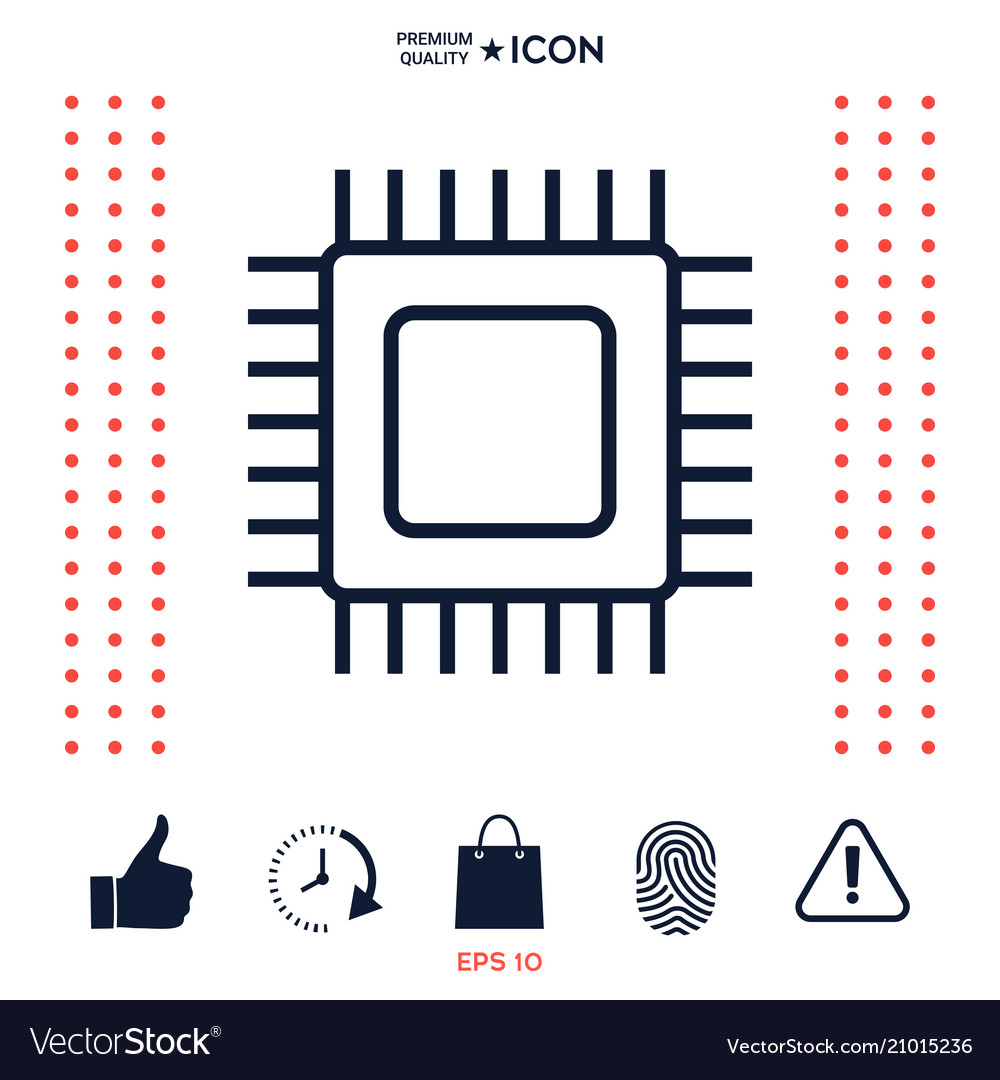 Cpu symbol icon