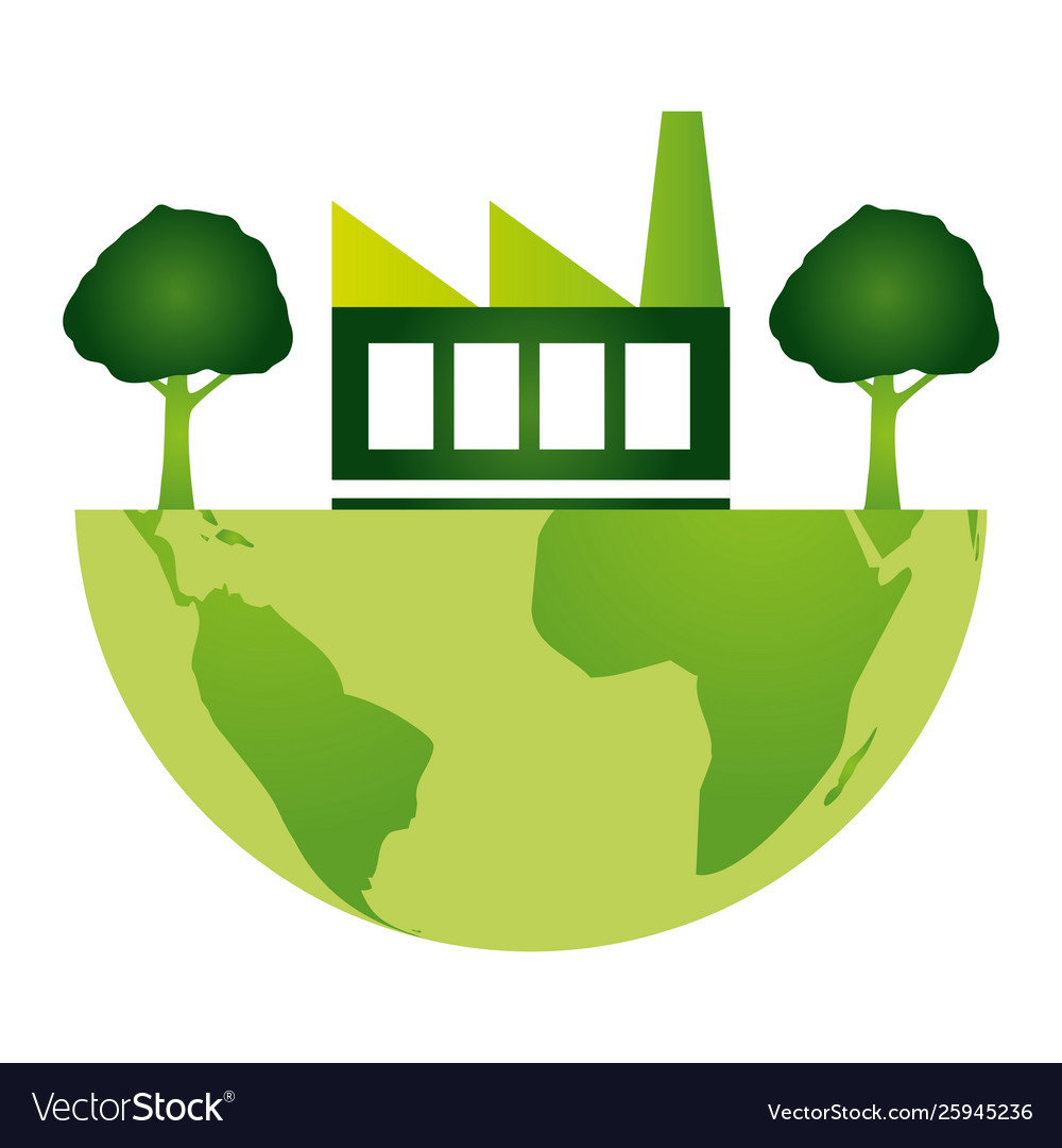 Eco friendly environment Royalty Free Vector Image