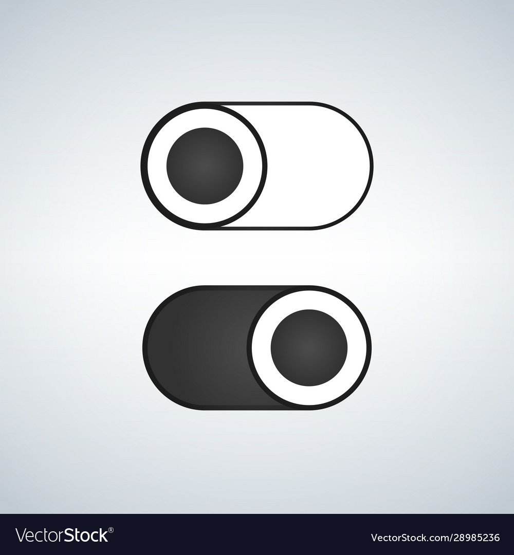 On and off toggle switcher