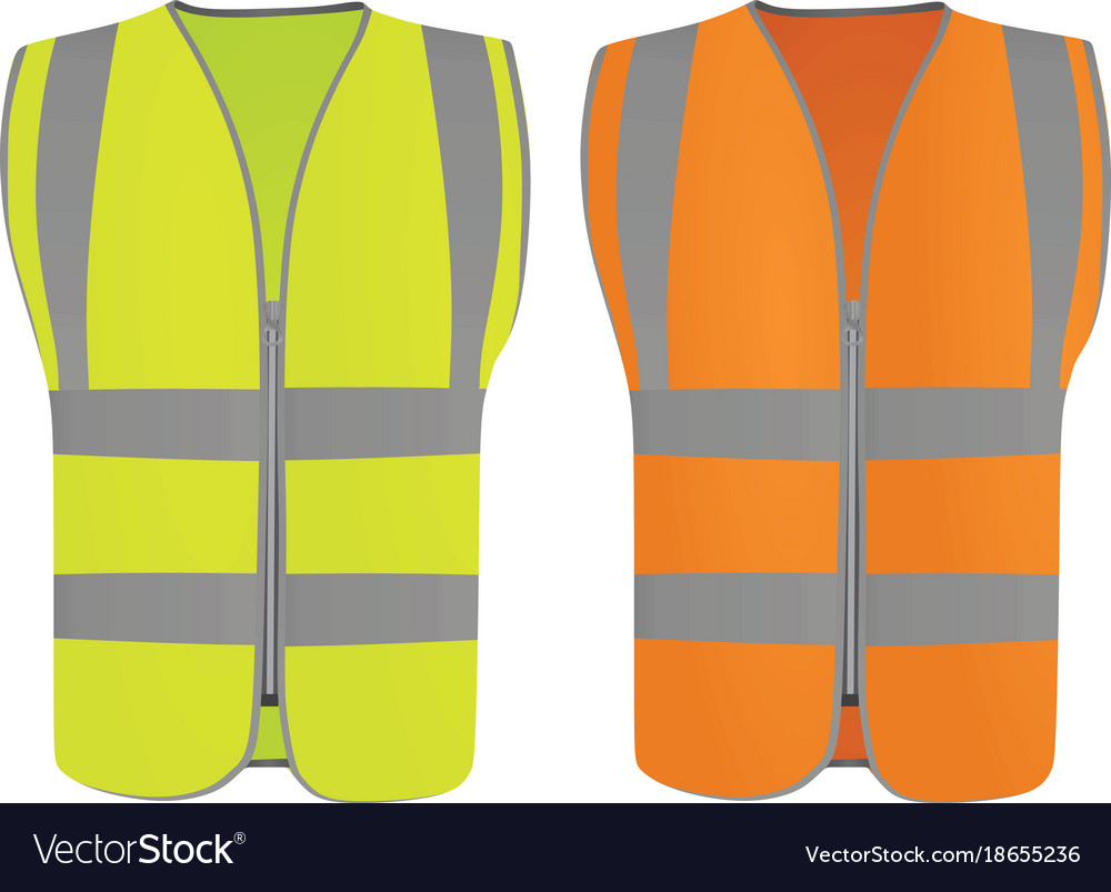 Download Safety Vests Royalty Free Vector Image Vectorstock