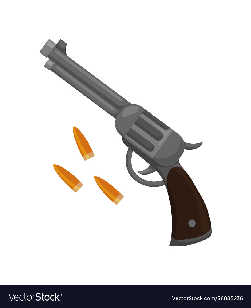 Wild west flat icon accessorie or object game vector image Wild west flat icon accessorie or object game