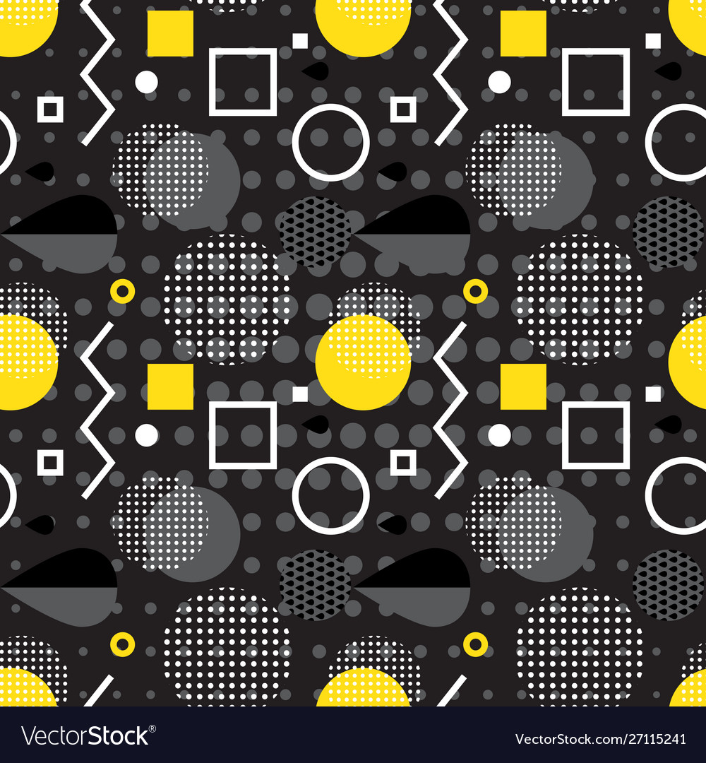 Abstract geometric seamless pattern with simple vector image Abstract geometric seamless pattern with simple