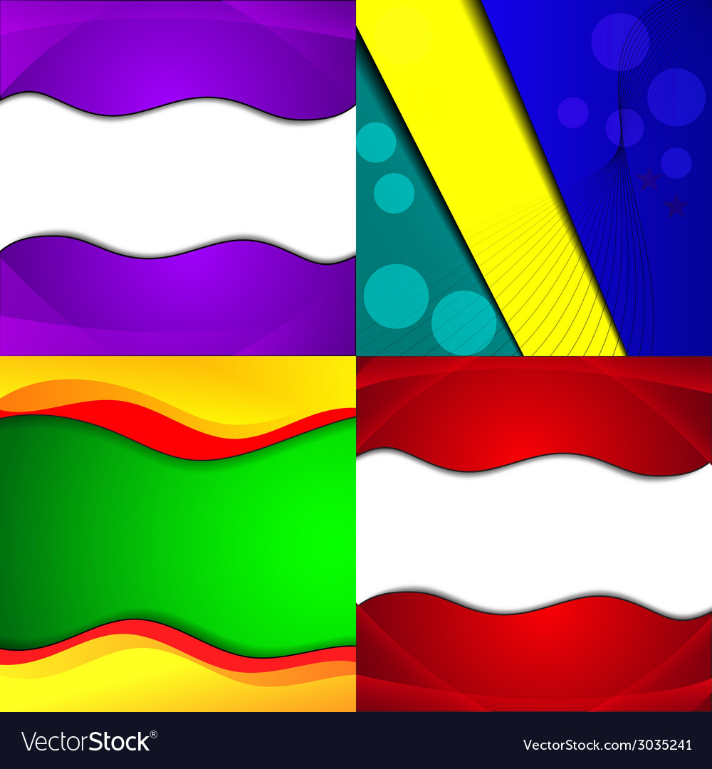 Big set of soft colored abstract background