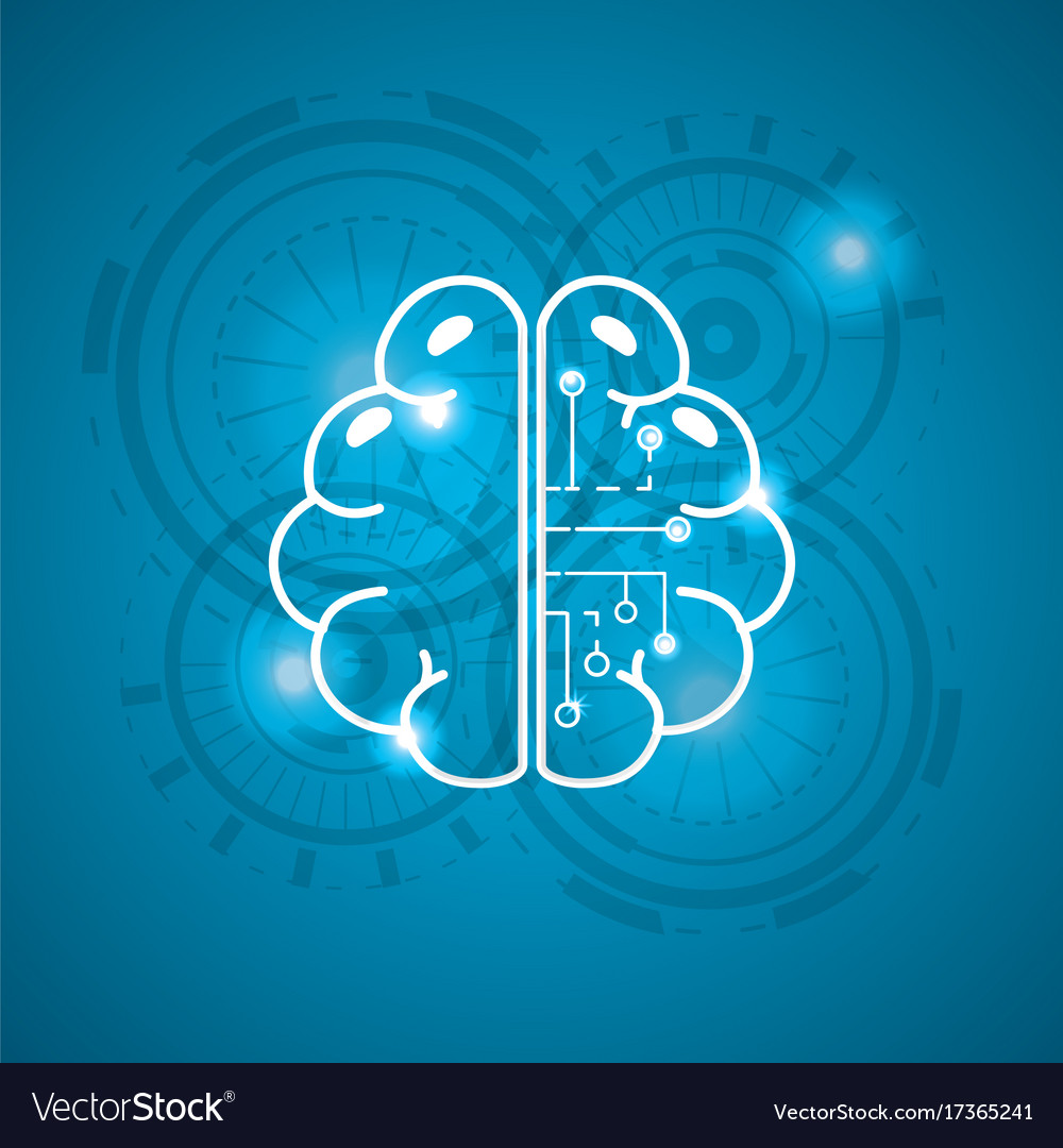 Future technology brain connection to interface