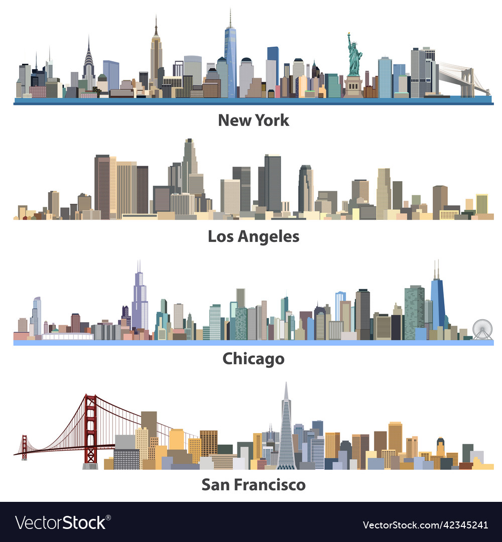 New york los angeles chicago san francisco cities