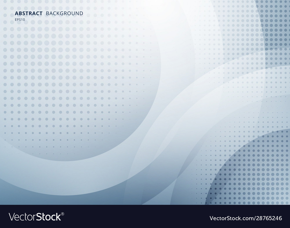 Abstract light blue circles overlapping Royalty Free Vector