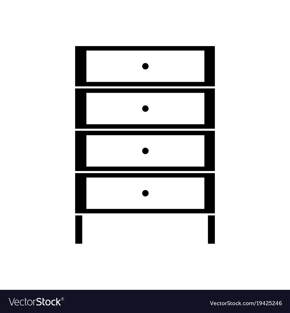 Contour cabinet archive file document with drawer