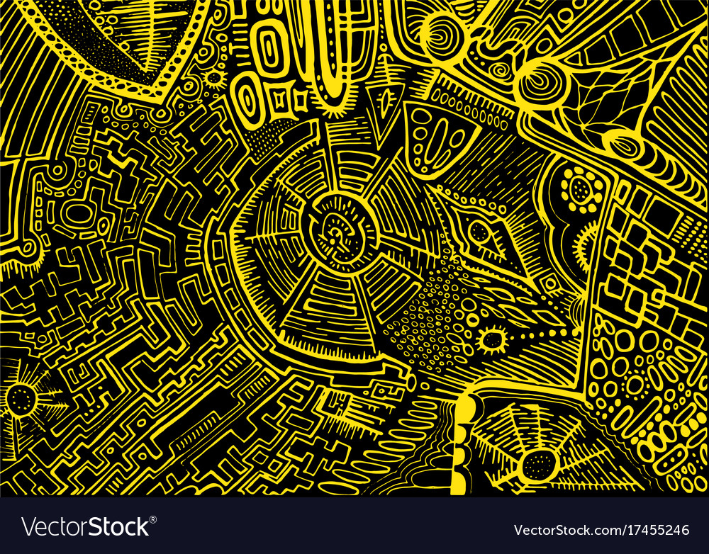 Decorative abstract background psychedelic