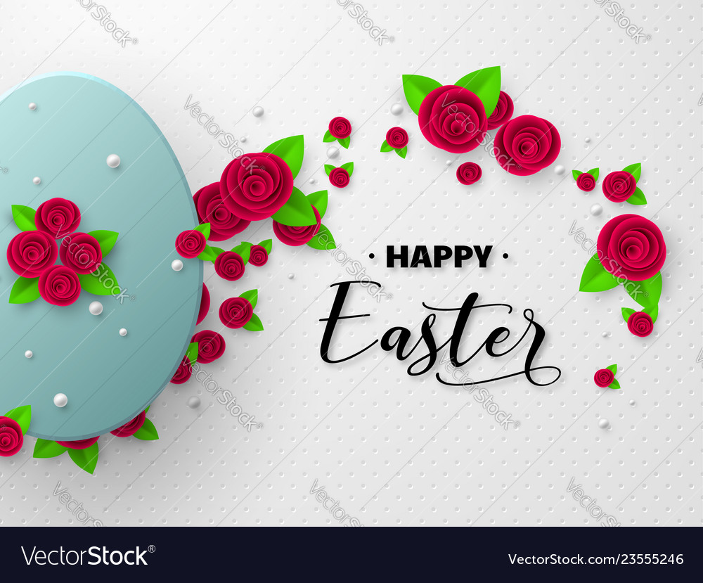 Happy easter holiday design