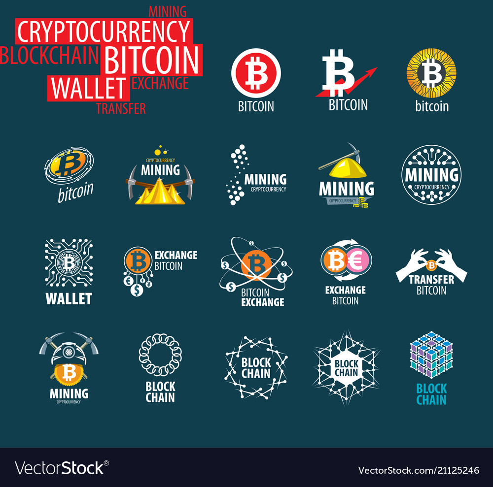Icon set for cryptography vector image Icon set for cryptography