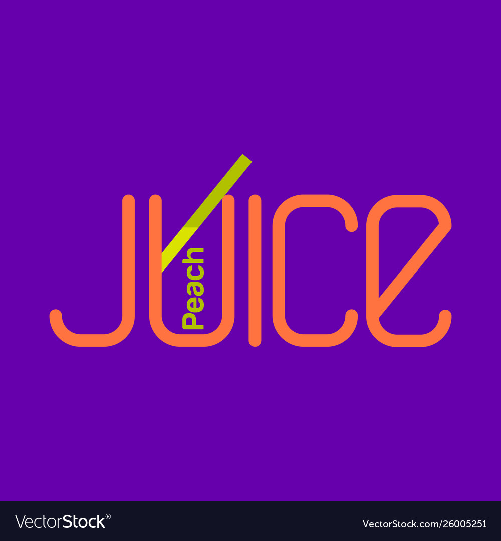 Juice label template