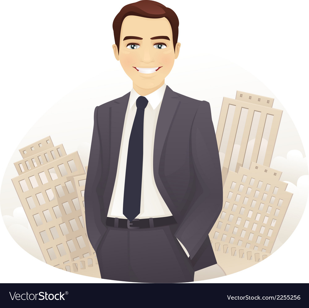 Businessman Royalty Free Vector Image VectorStock