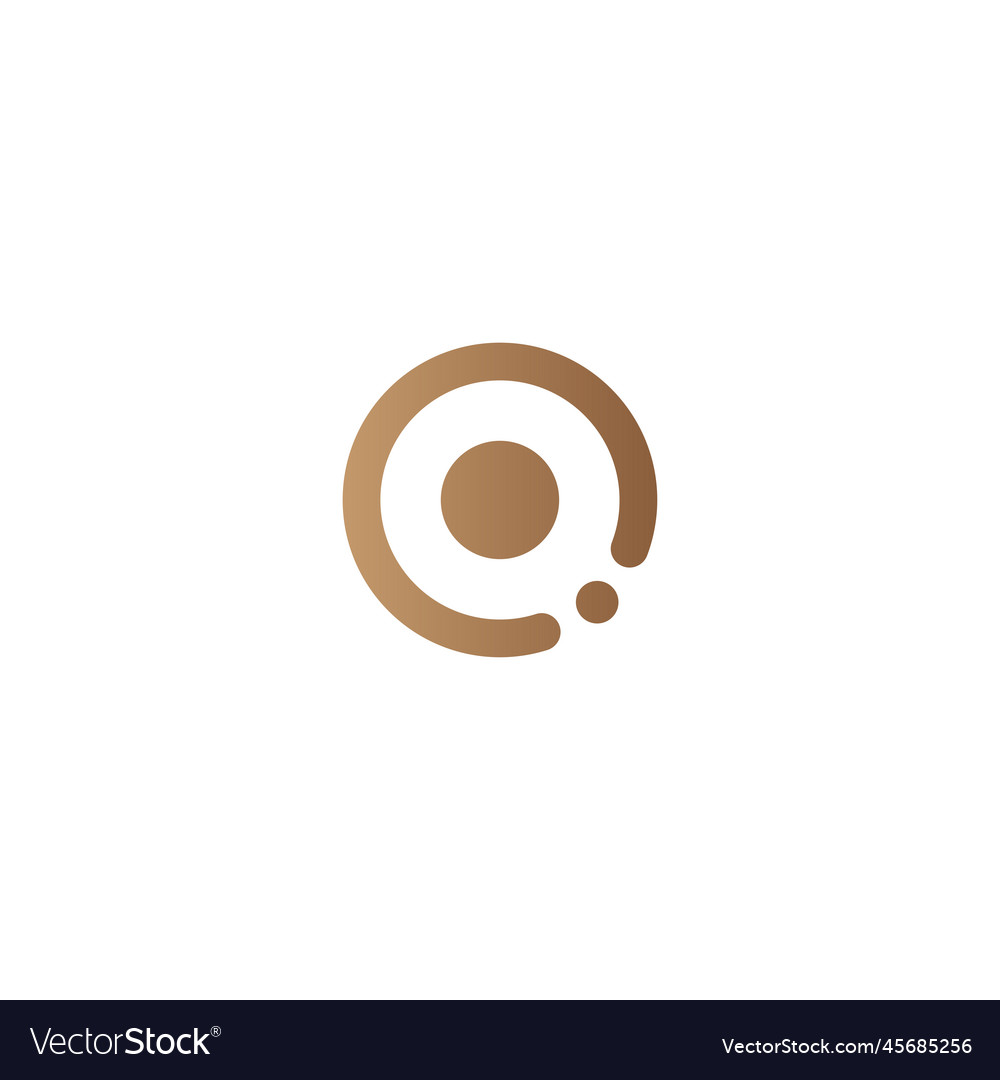 Ca technology initials round logo icon