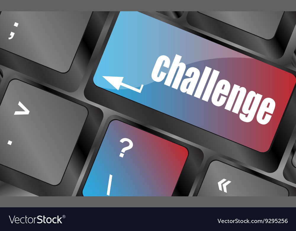Keyboard with hot key for challenge keys