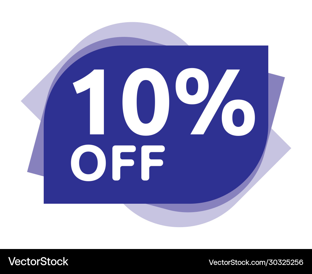 Sale discount sticker Royalty Free Vector Image