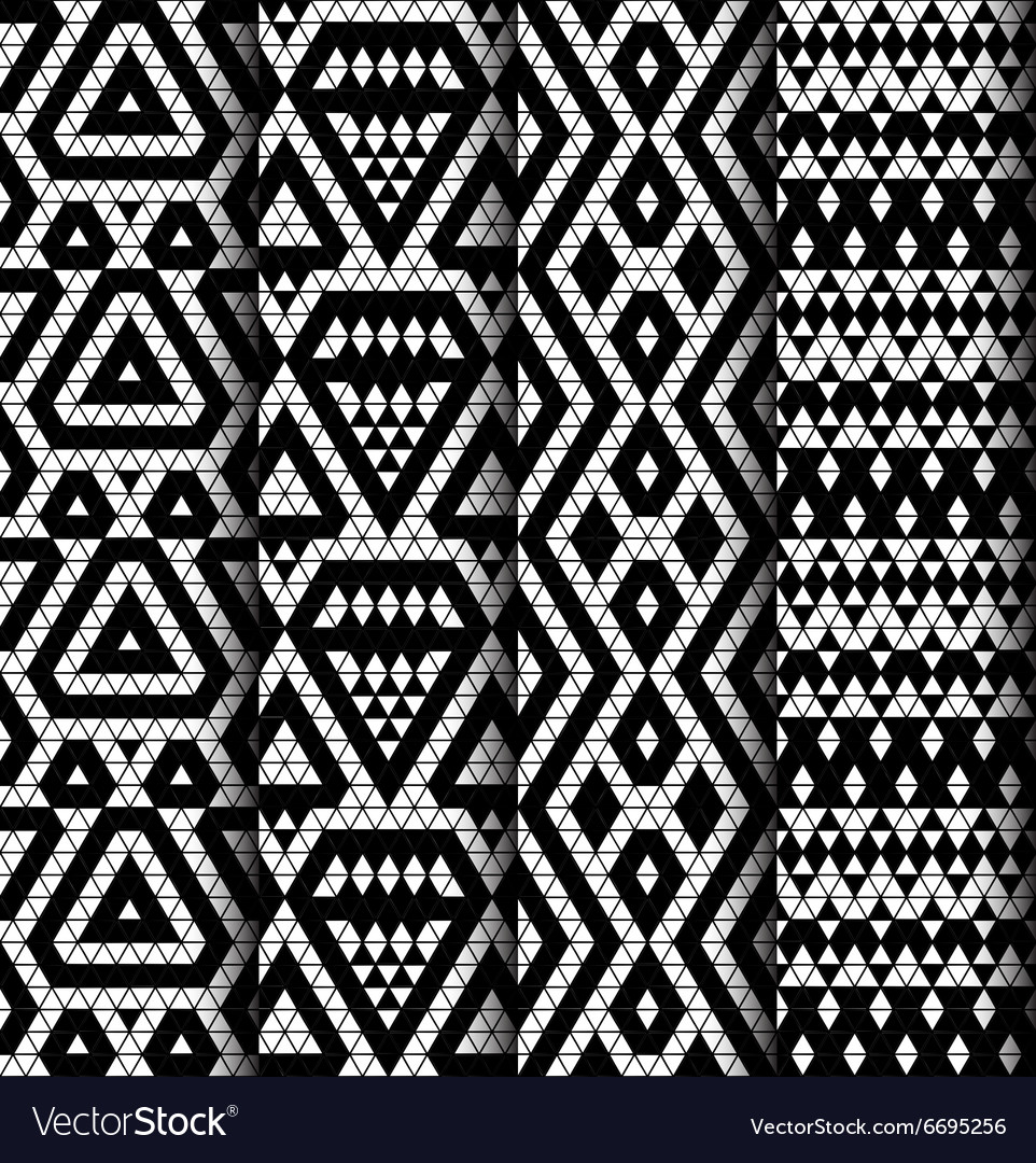 Set of four patterns