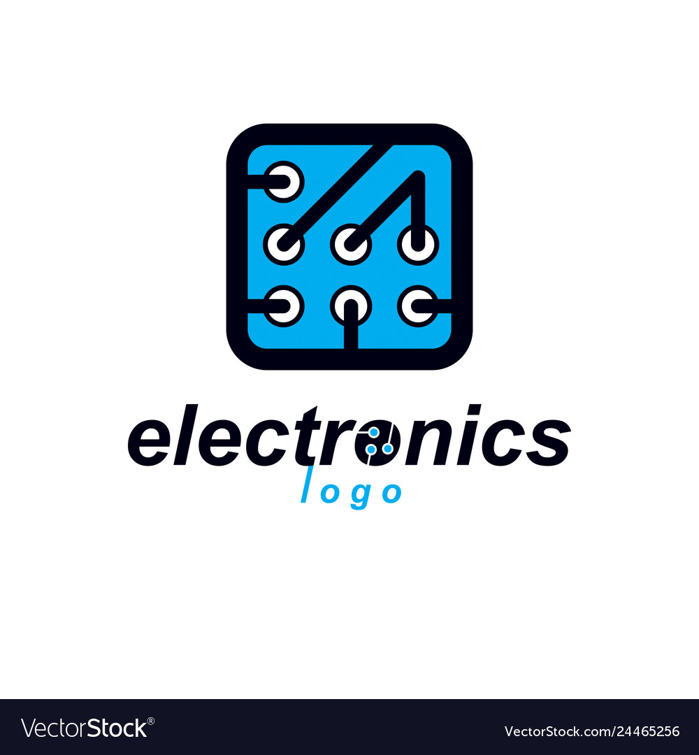 Technologie cpu-Design mit quadratischem Mikroprozessor vector image Technologie cpu-Design mit quadratischem Mikroprozessor
