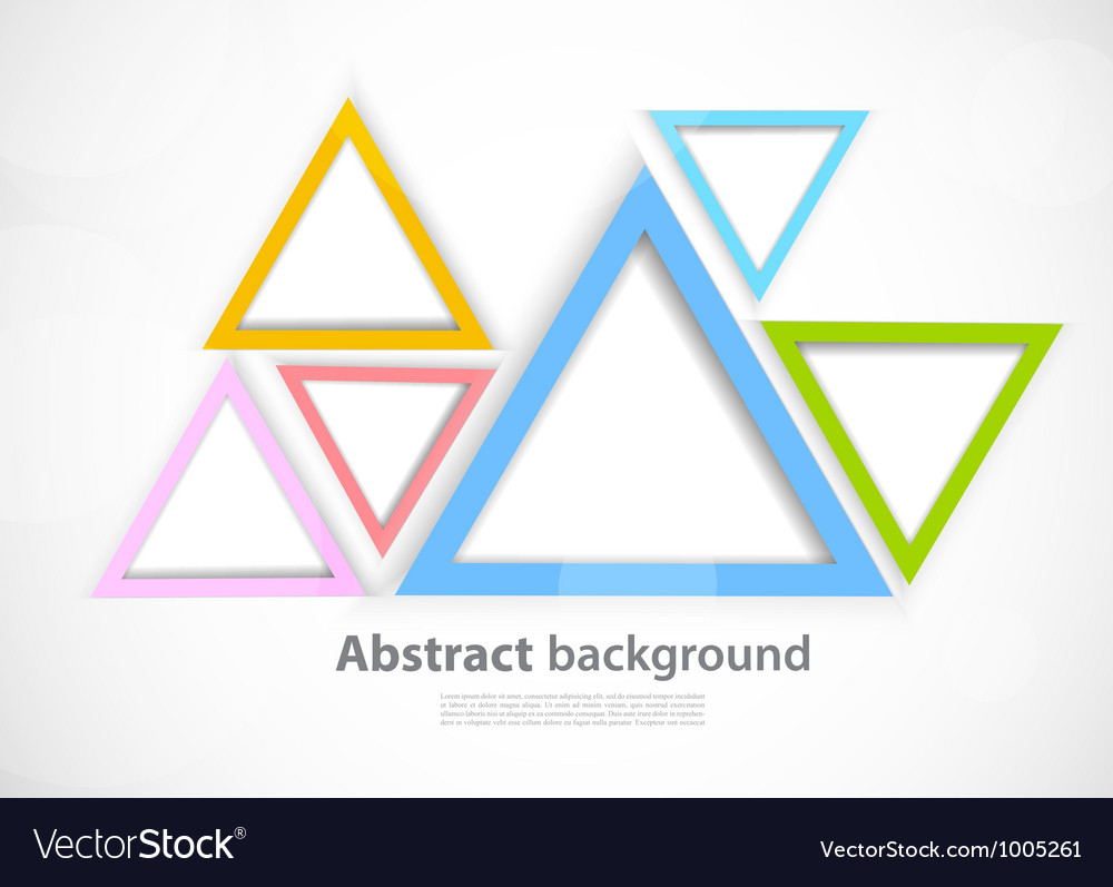 Background with triangles