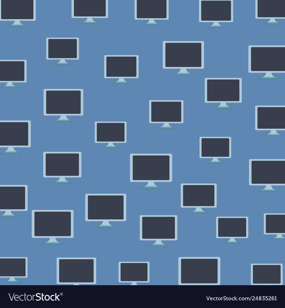 Computer screen pattern background vector image Computer screen pattern background