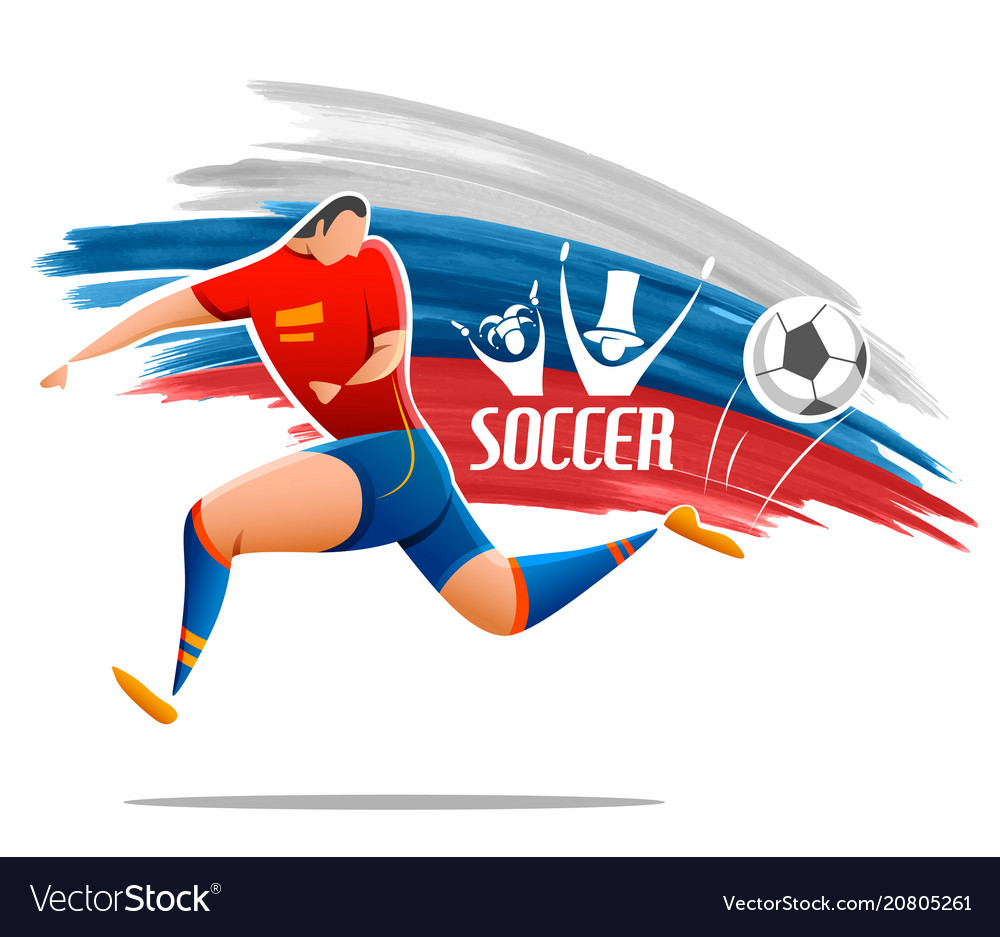 Football championship cup soccer sports background vector image Football championship cup soccer sports background