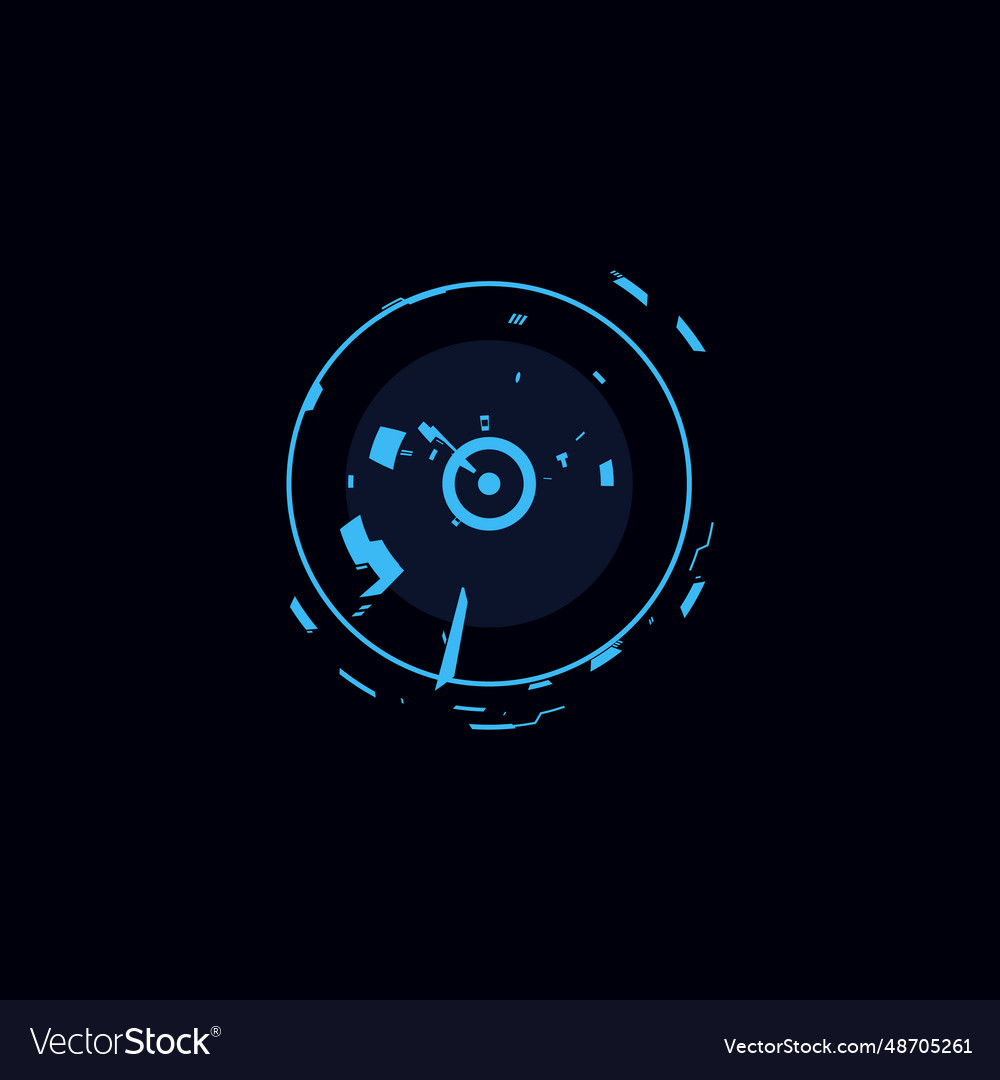 Futuristic frame for interface ui game