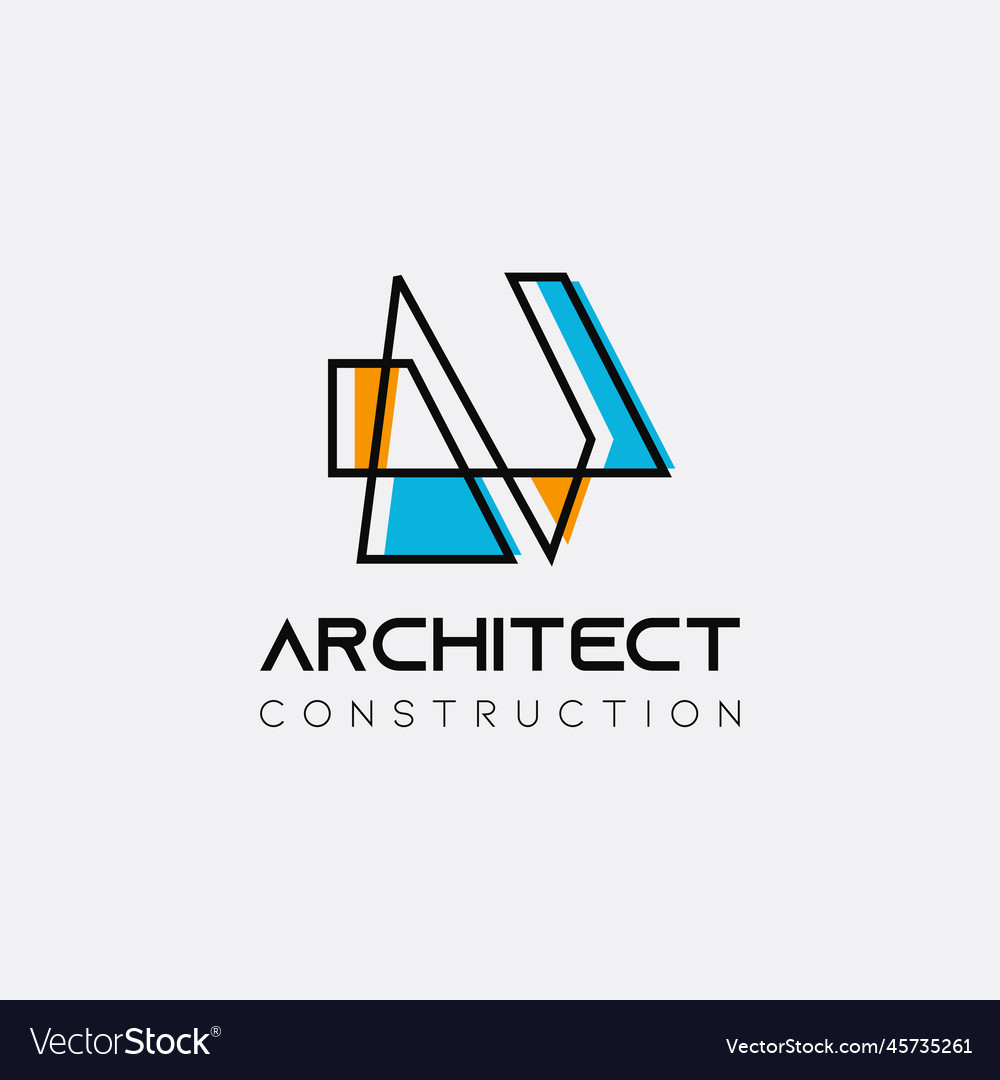 Simple modern minimalistic house design logo