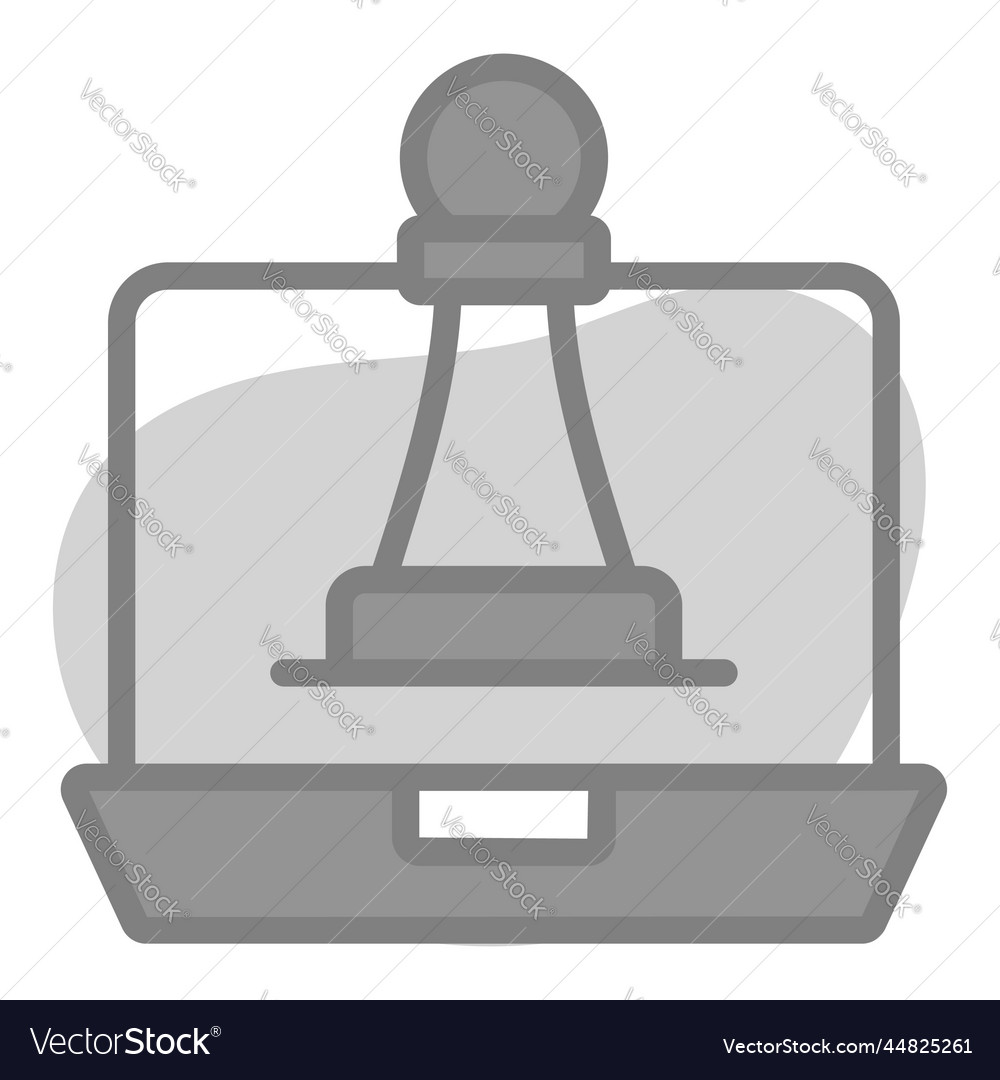 Strategy icon user interface as a simple sign