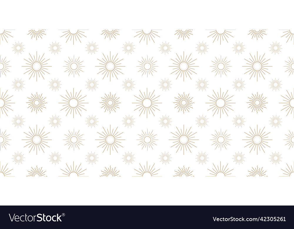 Sun pattern seamless repeat tile