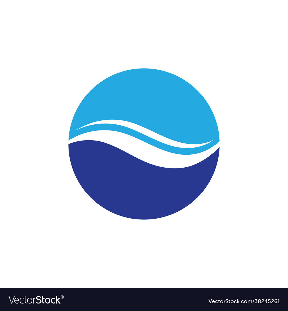 Water wave icon Royalty Free Vector Image - VectorStock