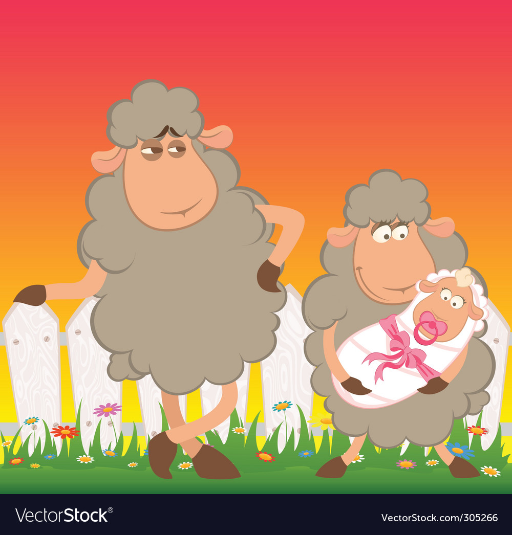 Cartoon sheep