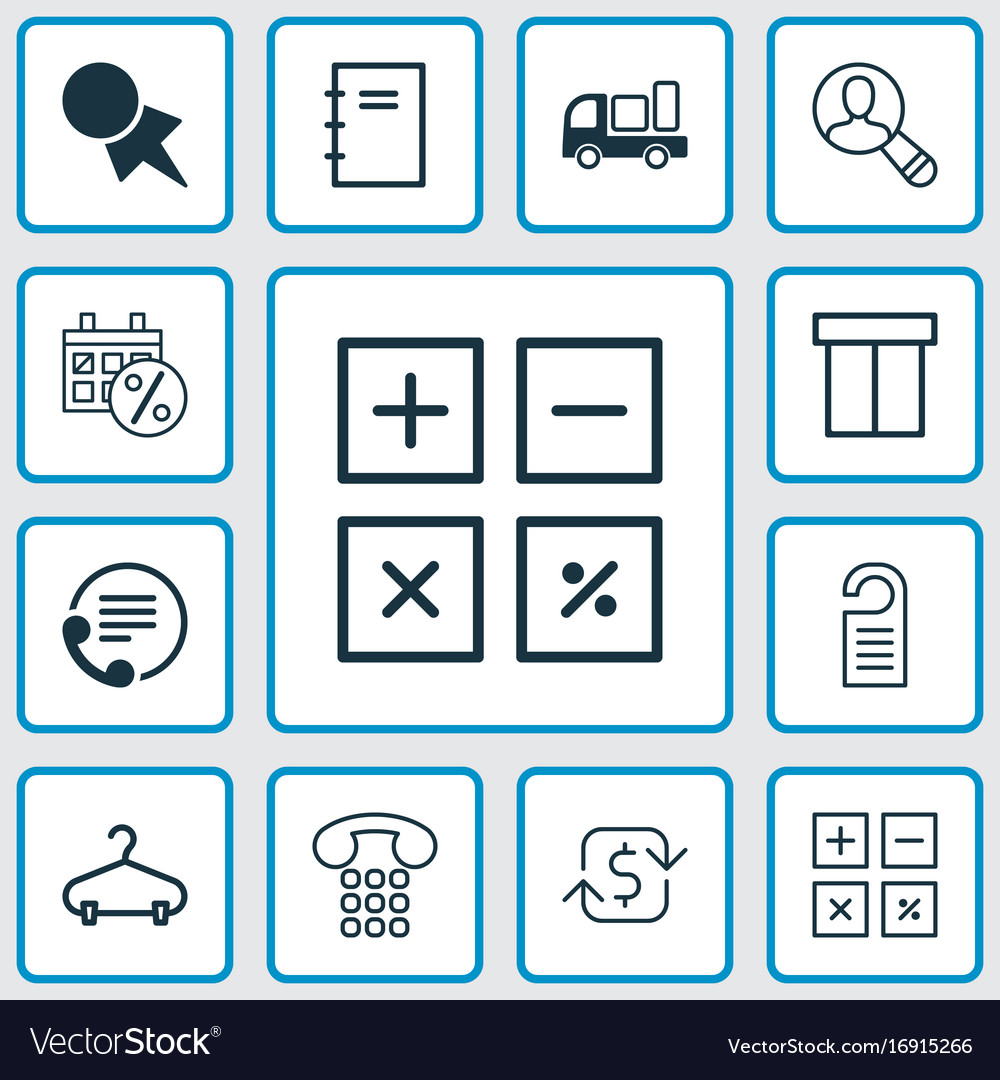 Ecommerce icons set collection of spiral notebook