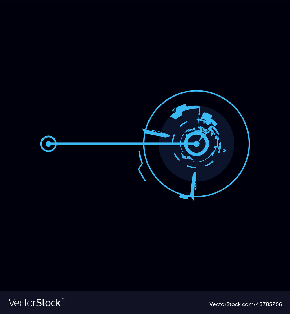 Futuristic frame for interface ui game