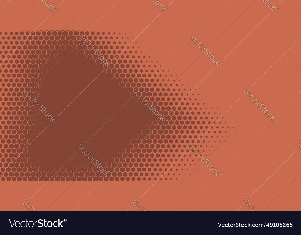 Geometric abstract hexagon two color background