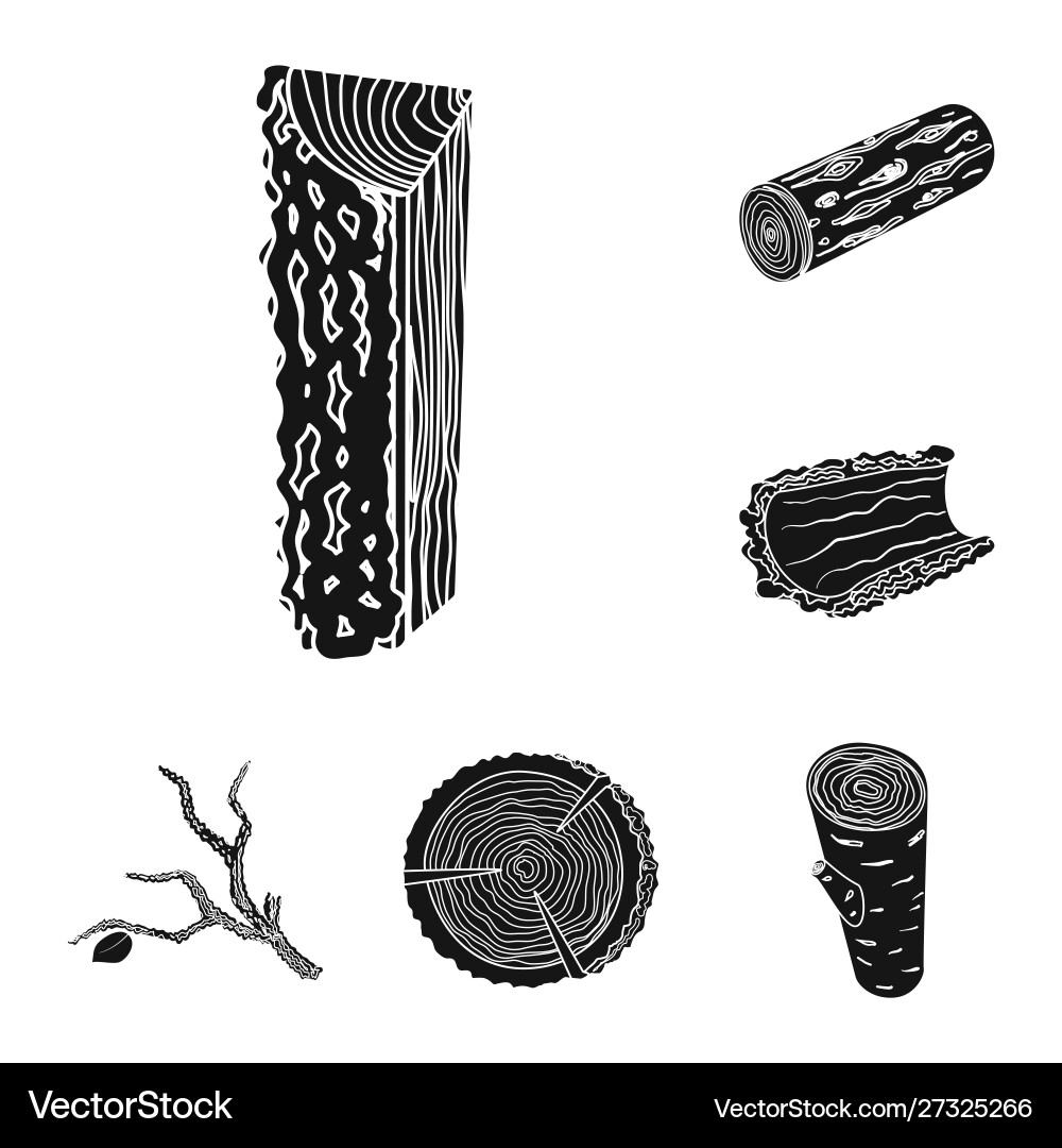 Hardwood and construction Royalty Free Vector Image
