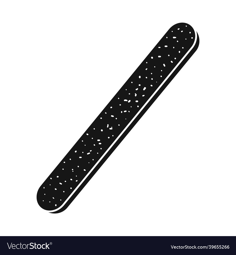 Isolated object of nail and file icon web element