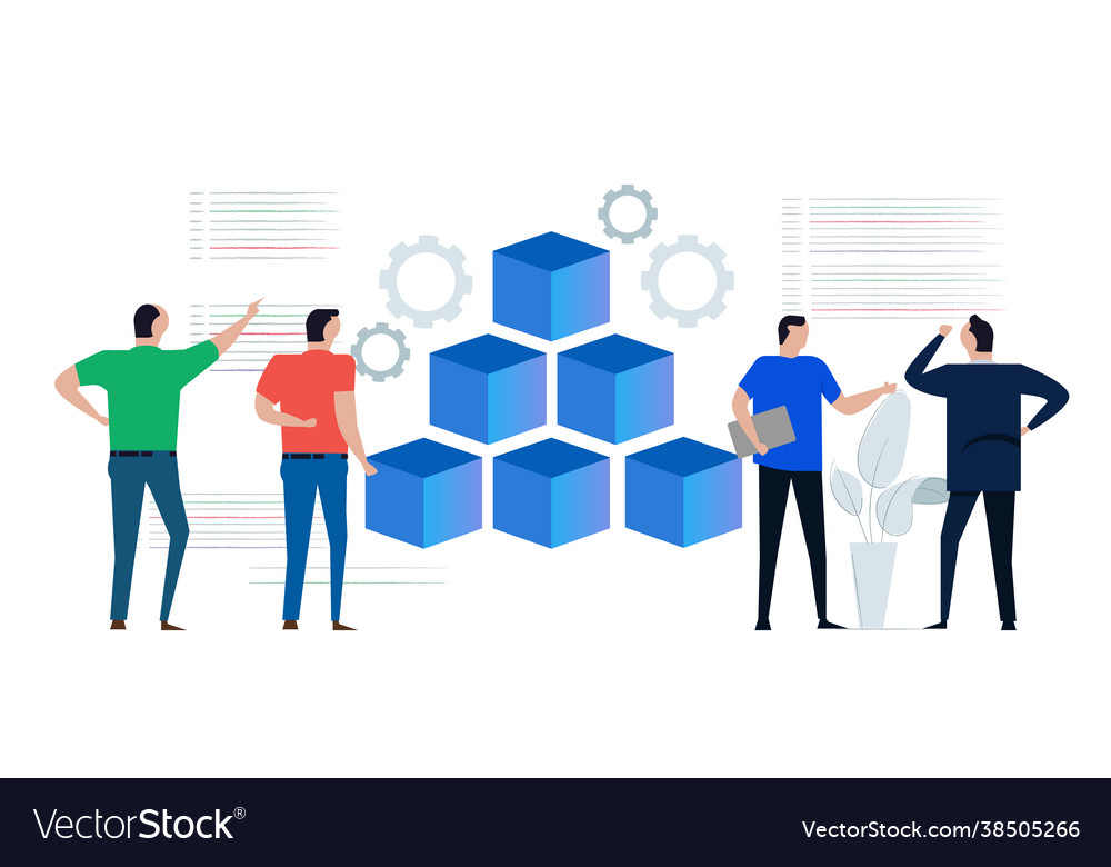 Microservices container concept micro service