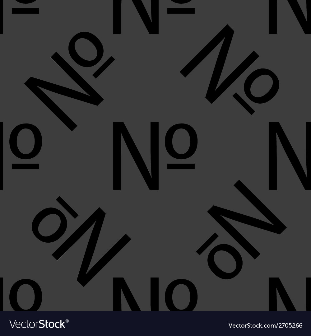 Number web icon flat design seamless pattern