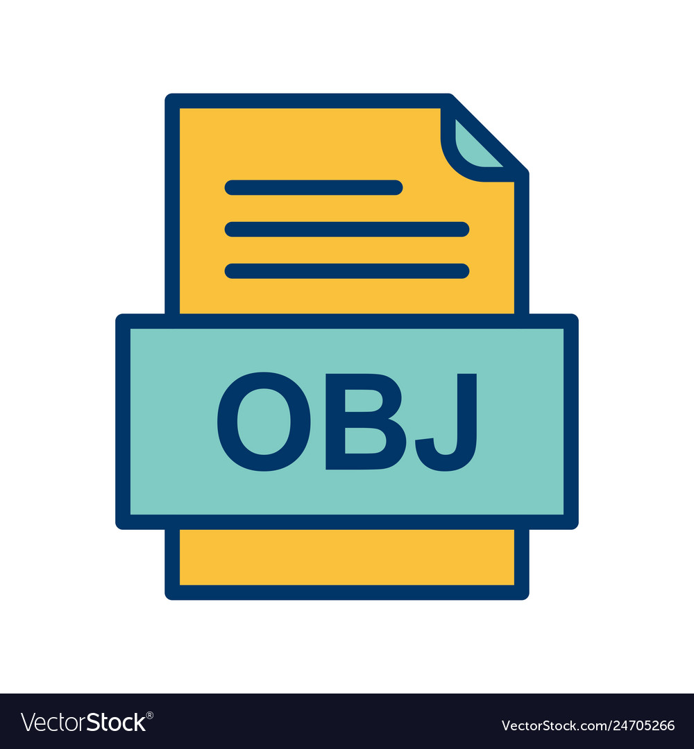 Obj file document icon