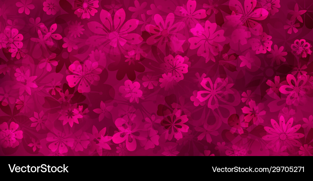 Background flowers Royalty Free Vector Image - VectorStock