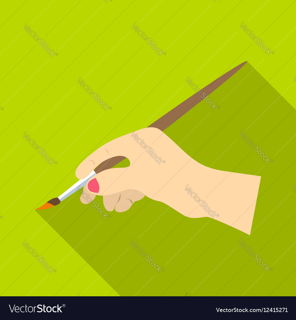 Hand drawing icon flat style Royalty Free Vector Image