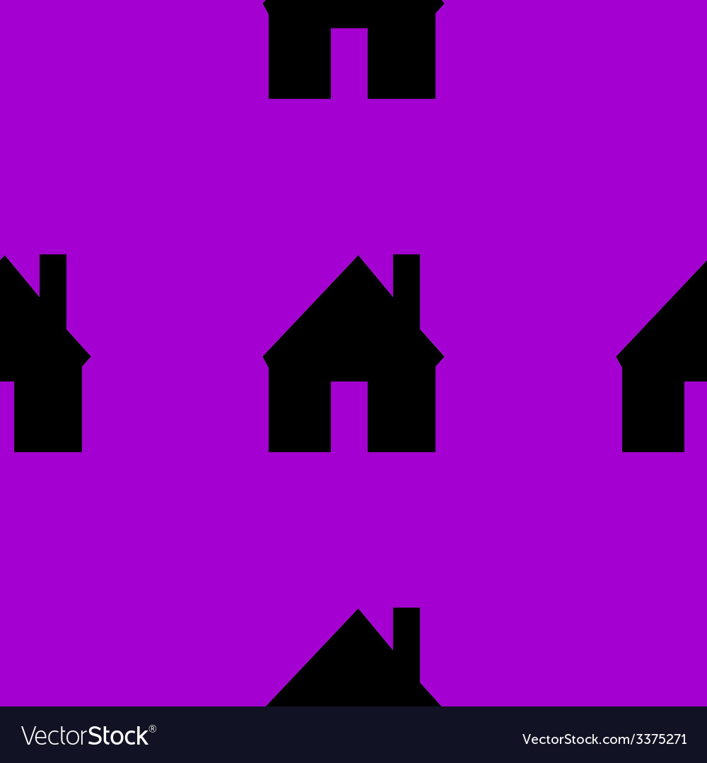 Home web icon flat design seamless pattern