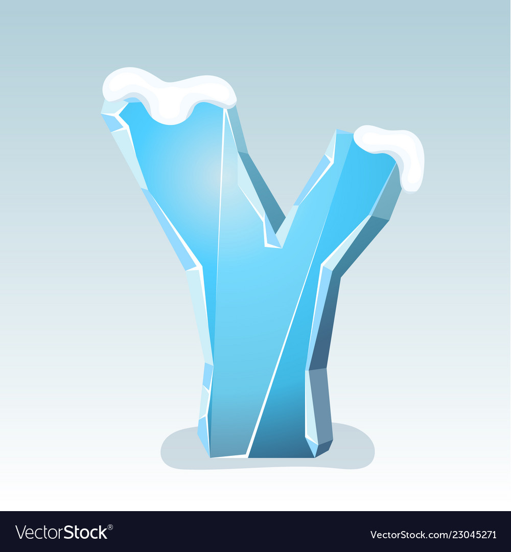 Ice letter y