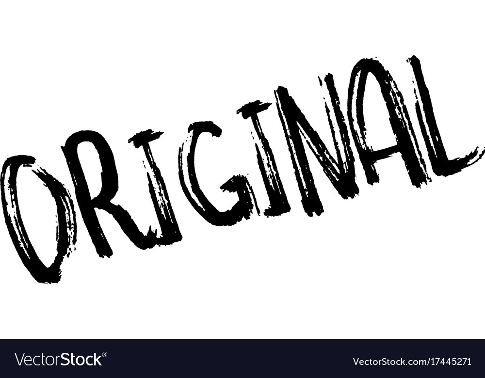 Original Gummistempel