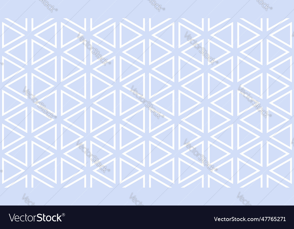 Seamless hexagons and triangles pattern