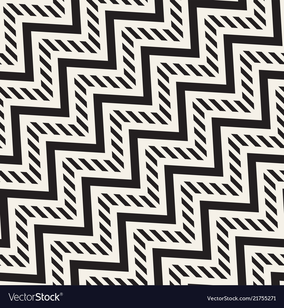 Zigzag Line Pattern - Abstract Style