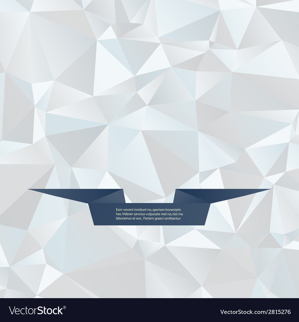Abstract background with ribbon for text