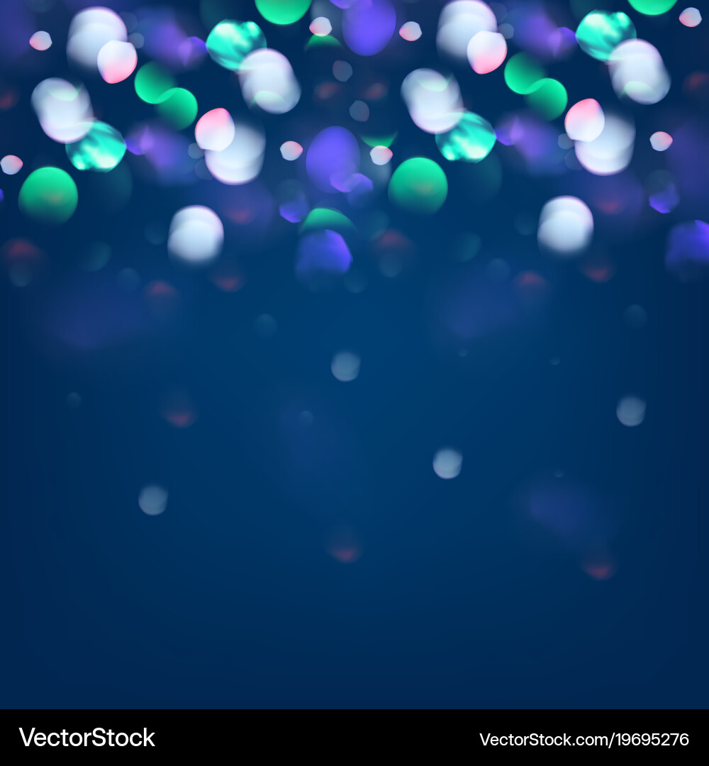 Abstract bokeh background Royalty Free Vector Image