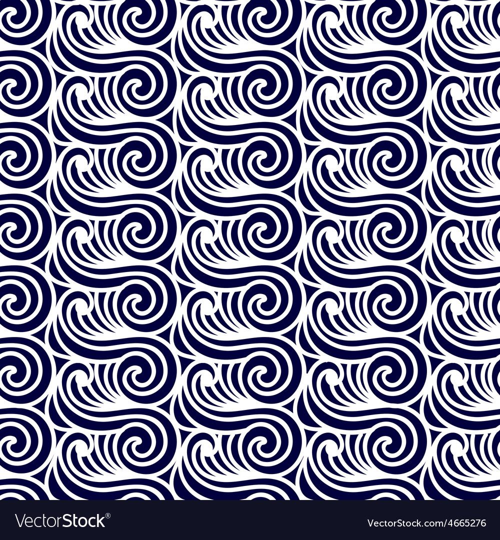 Abstract Ocean Wave Pattern
